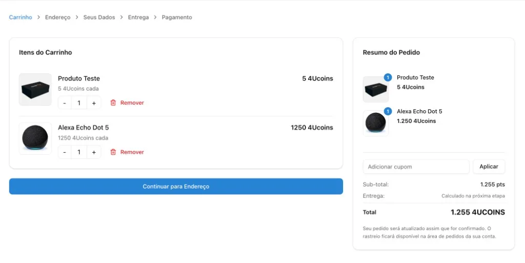 Product page showing Alexa Echo Dot 5 priced in 4Ucoins